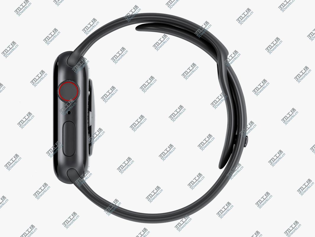 images/goods_img/202104021/3D Apple Watch 4 Series Space Gray Aluminum Case with Sport Band model/4.jpg